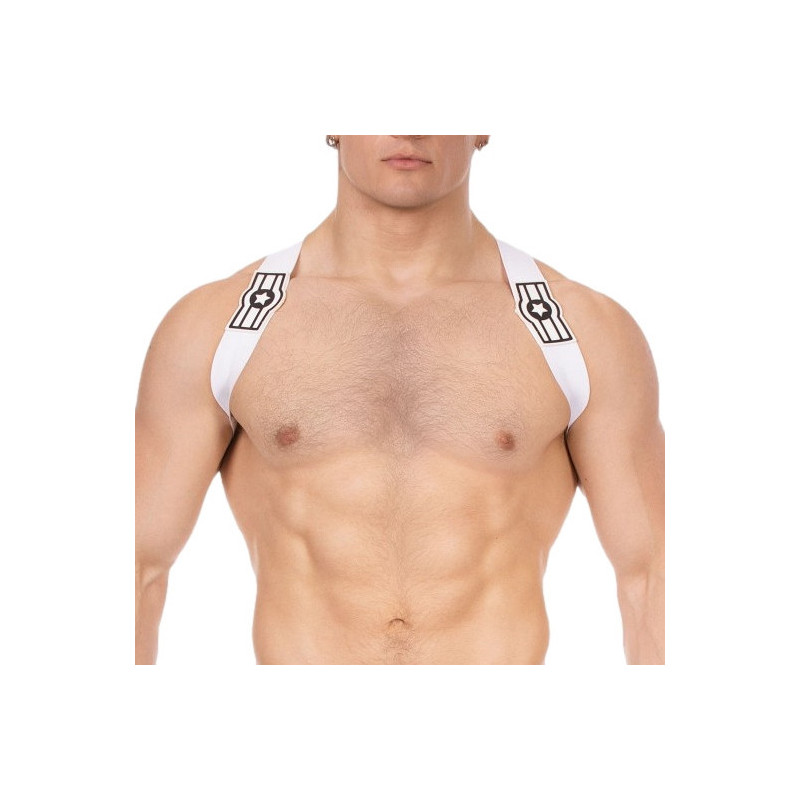 Barcode Berlin Harnais élastique Everette Blanc